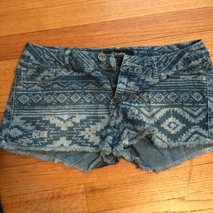 Denim shorts